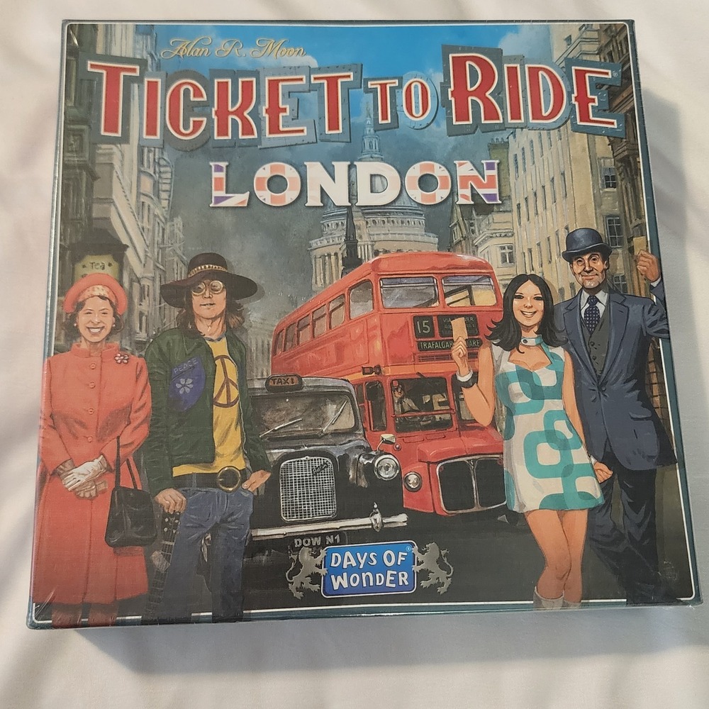 Ticket To Ride London 1970's Board Game Days Of Wonder DO7261 Quick Play Family